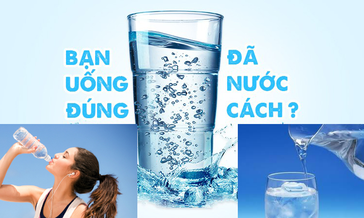 Lợi ích khi uống nước đúng cách